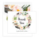 Fall Feather Wreath Folded Thank You Note Cards Image 3 of 3